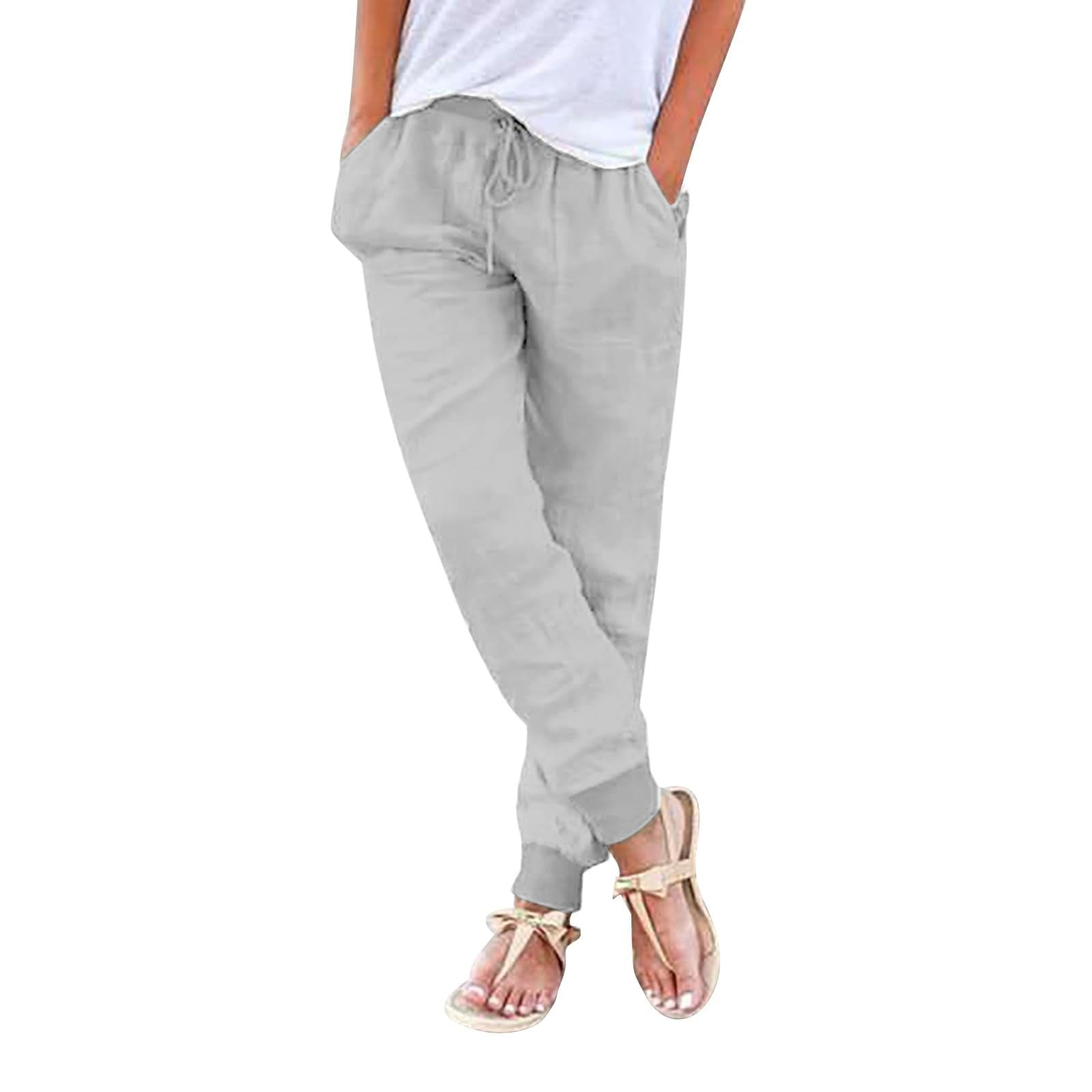 2023 Summer Urban Casual Cotton Pants for Women