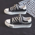 Summer Thick Sole Wheat Ear Canvas Sneakers for Women