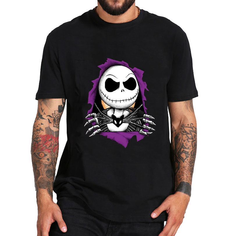 Disney Nightmare Pattern Men's Fashion T-Shirt