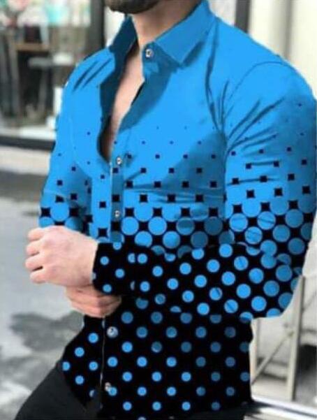 2021 Spring/Summer 3D Printed Men's Polo Shirt