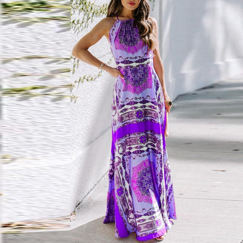 Women's Fashion Halter Dress