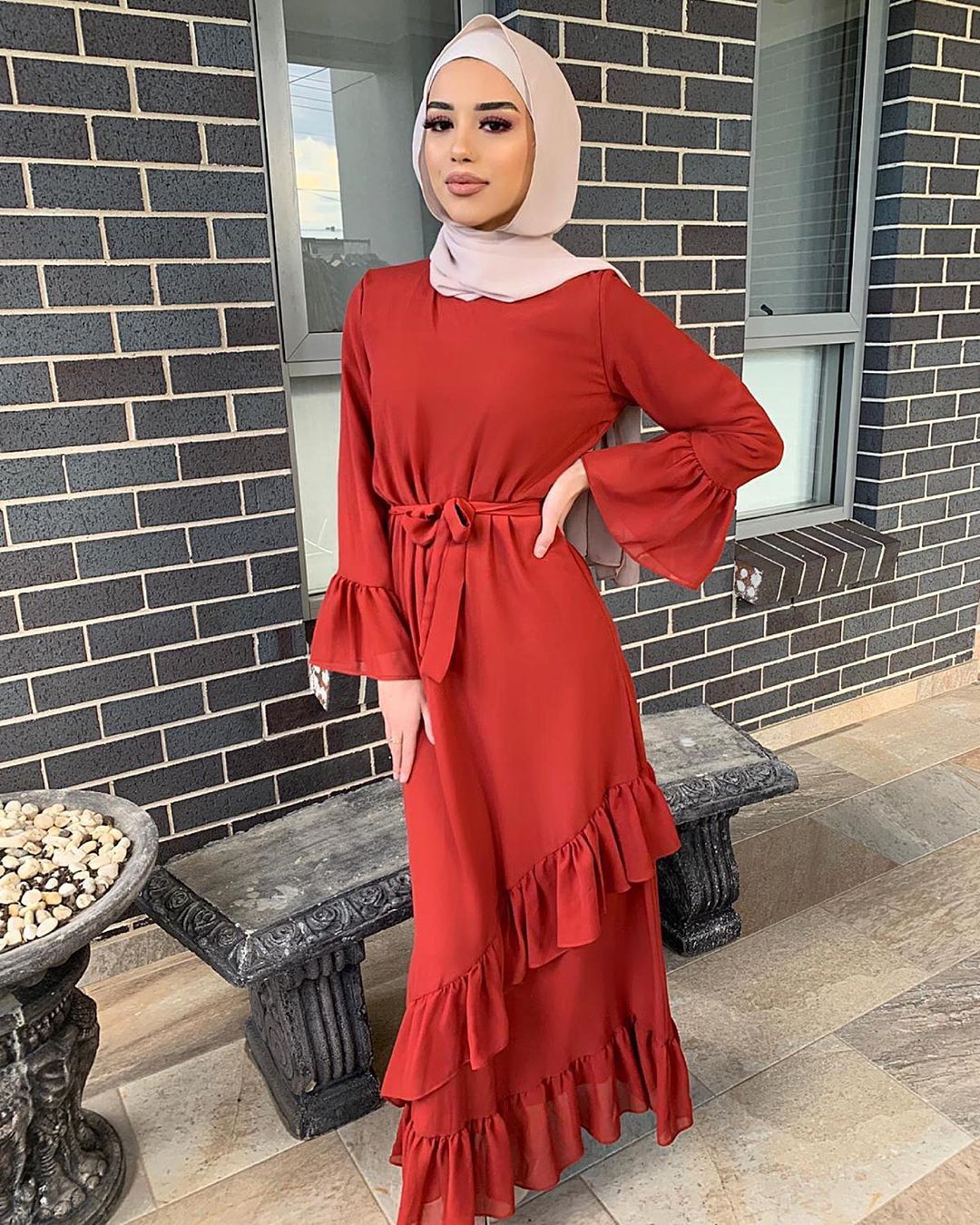 The Robe Fille Arabic Girls Long Dress | Evarisluxe