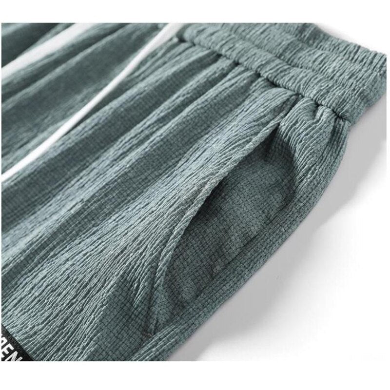 Trendy Summer Loose Nine-Point Sweatpants with Cuffs