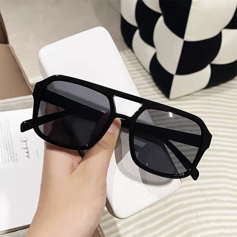 Vintage Oversized Yellow Sunglasses for Women