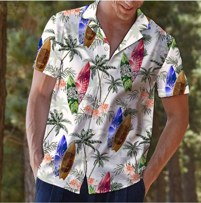 Hawaiian Casual Cotton Shirt for Men