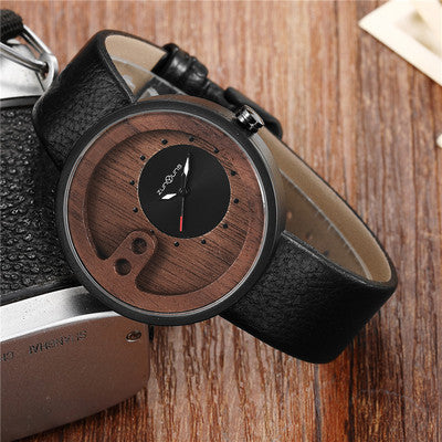 Wooden Couple Watches - Creative Design | Evarisluxe