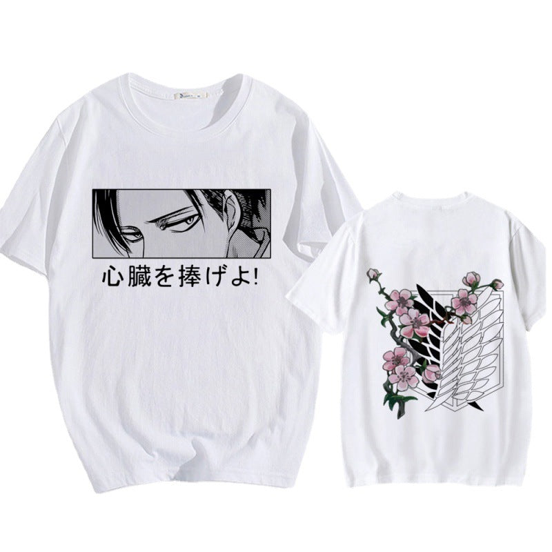 Basic Layering Shirt with Banana Print T-Shirt