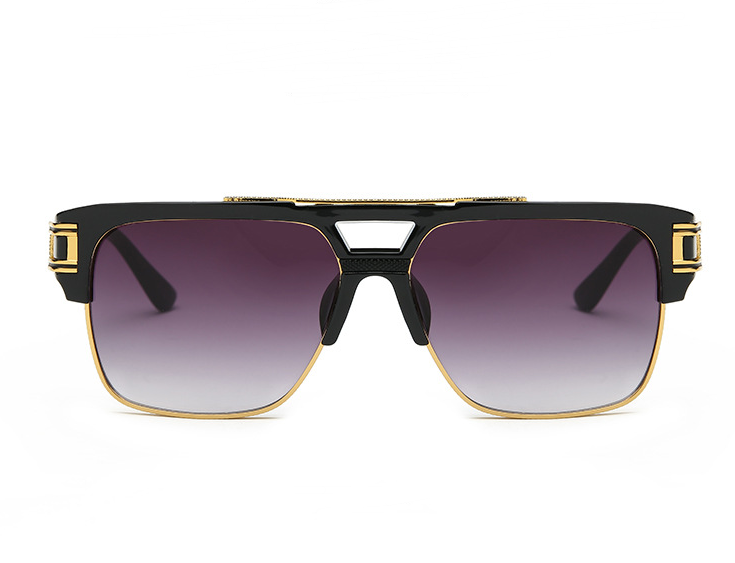 Retro Colorful Reflective Sunglasses for Men and Women