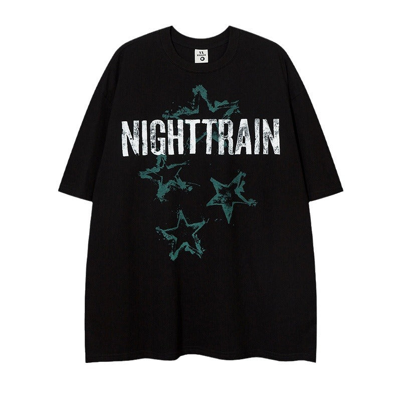 2024 Vintage Oversized Hip-Hop T-Shirt for Men