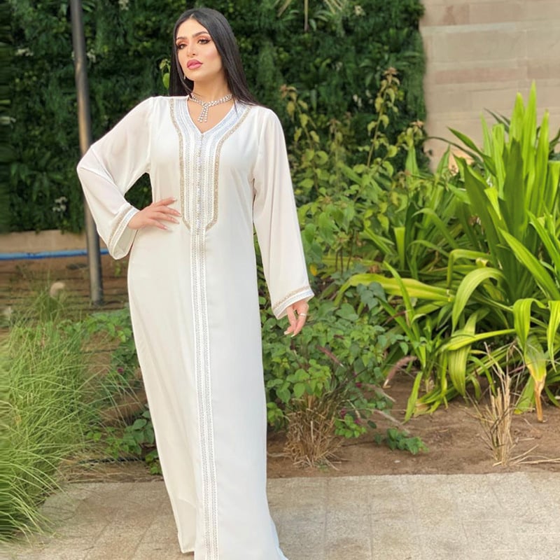 Muslim Long Skirt and Vest Two Piece Set