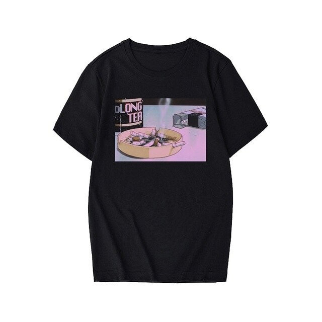 Anime Print T-Shirt for Men - Casual Summer Style