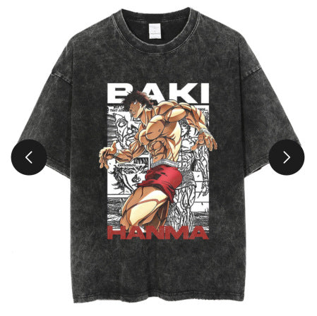 Hanma Baki The Grappler Gym Anime T-shirt for Men