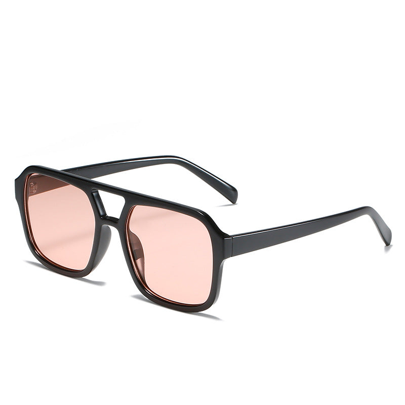 2021 Vintage Square Double Beam Sunglasses for Women
