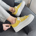 Men's Thick Sole Summer Canvas Sneakers - Korean Style