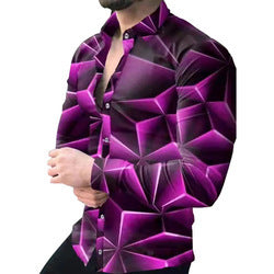 2021 Spring/Summer 3D Printed Men's Polo Shirt