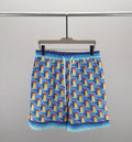 Men's Summer Shirt Set with Printed Beach Shorts