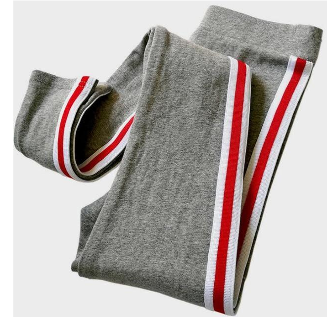 Striped Sports Pants, Leggings, Tapered Pants