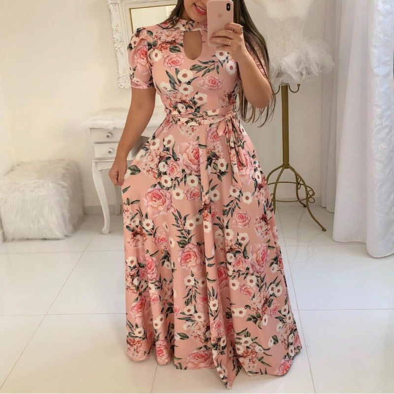 Evarisluxe Floral Maxi Dress