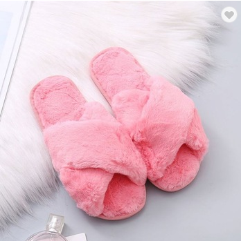 The Douceur Faux Fur Winter Slipper | Evarisluxe