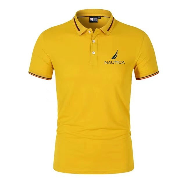 Breathable Summer Business Casual Short Sleeve Polo Shirt