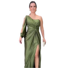Alana Spring Dress with Waist-Cinching Design (One Piece)