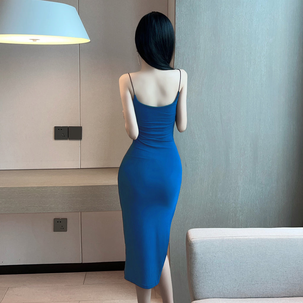 Slim Fit Side Split Dress for Women