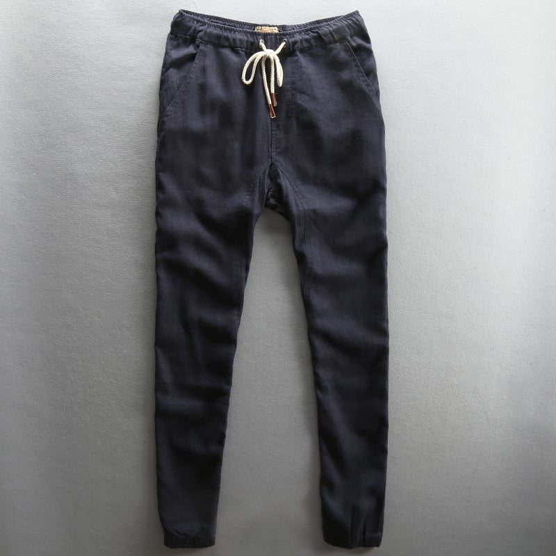 Men's Casual Linen Pants for Spring and Summer