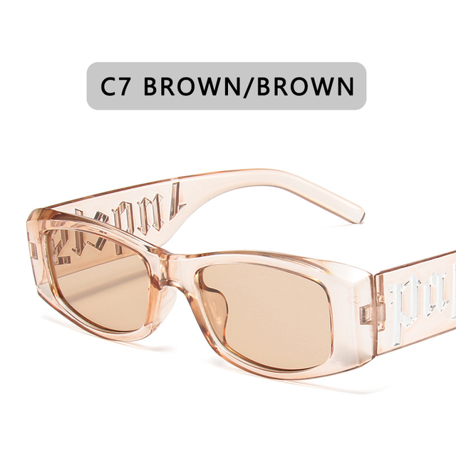 Vintage Square Frame Sunglasses for Women and Men