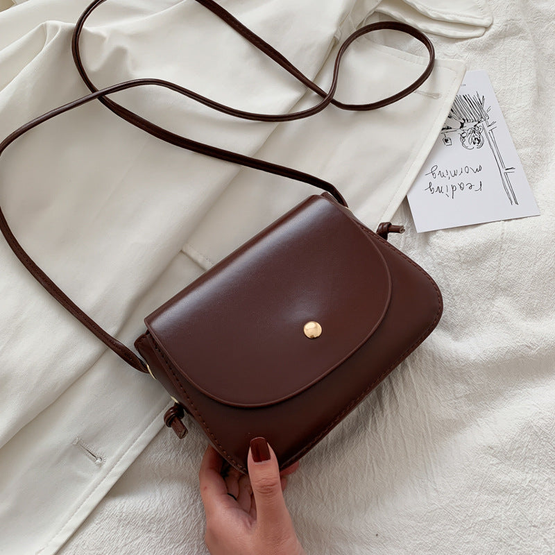 Spring Summer Women's Fashionable Crossbody Saddle Bag