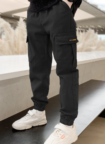 Boys' Thin Casual Loose Summer Overalls Pants