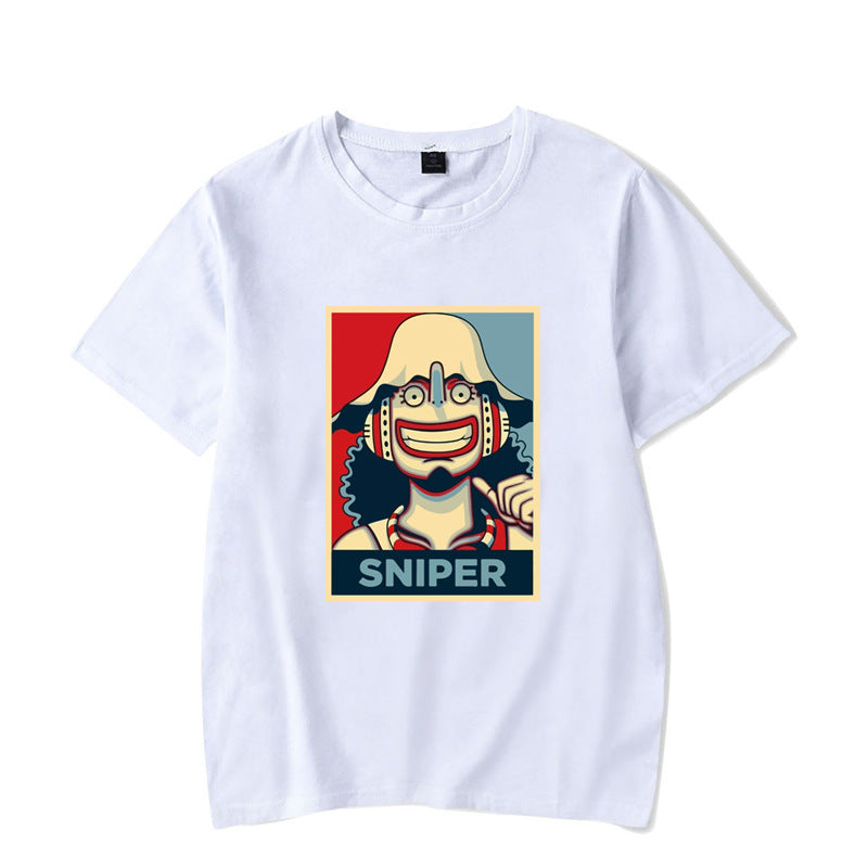 One Piece Short Sleeve T-Shirt for Men and Women