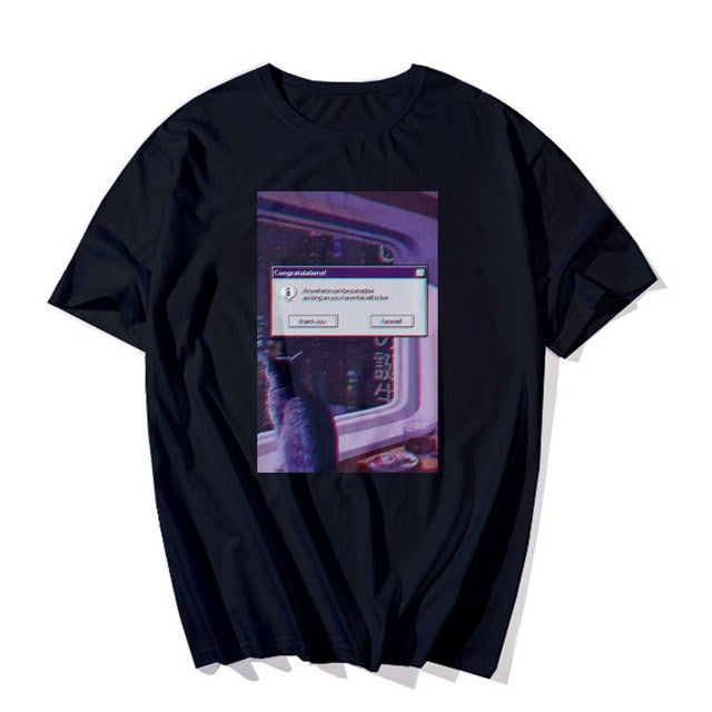 Anime Print T-Shirt for Men - Casual Summer Style