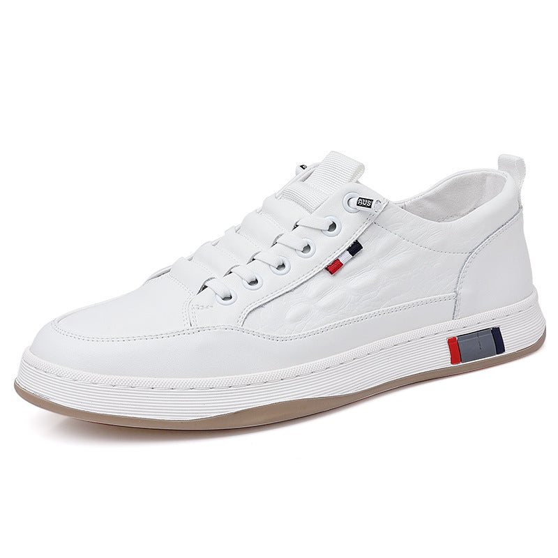 Men's Leather Casual Sneakers for Spring/Summer