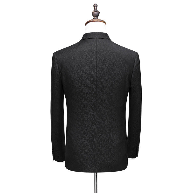 Men's Slim Fit Casual 3-Piece Suit Set for Fall