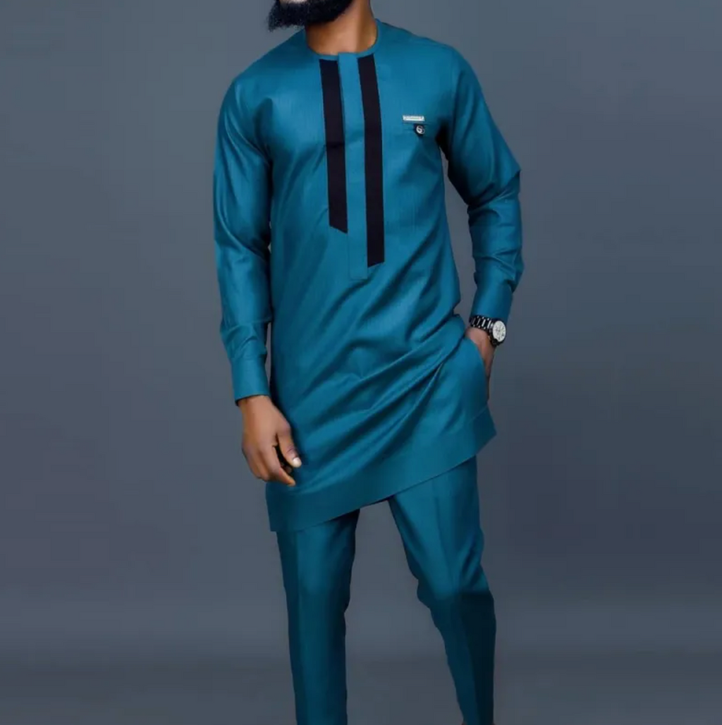 High Quality Cotton Men's 2-Piece Set Suit