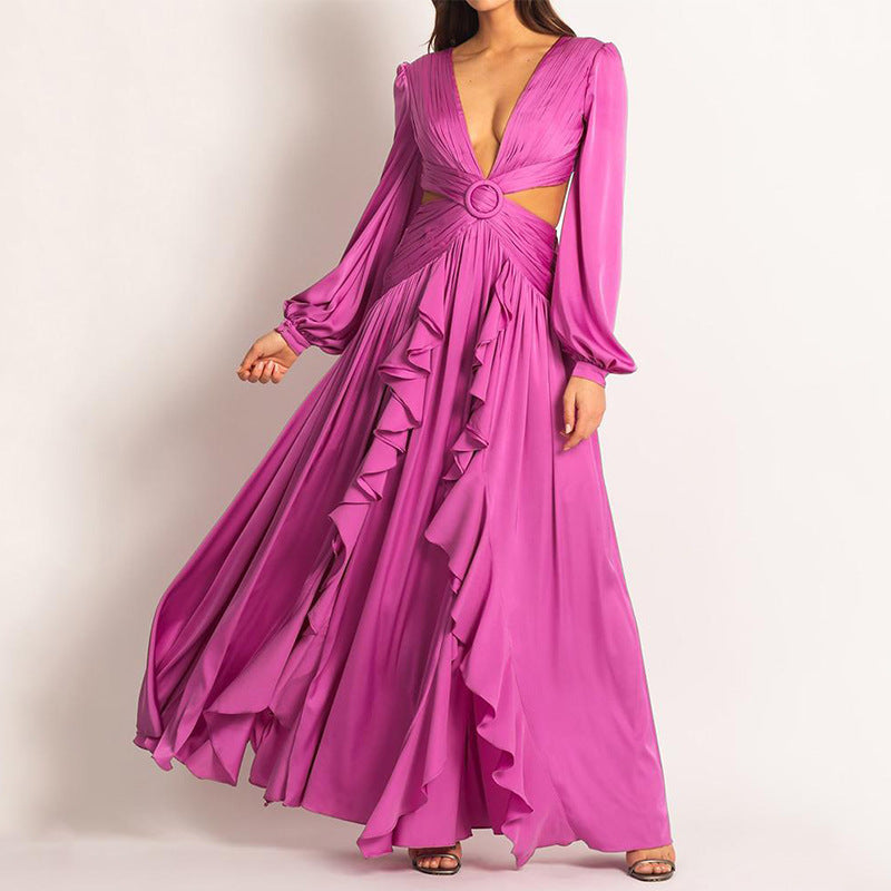 2022 Summer Fashion Lace V-Neck Dress for Women