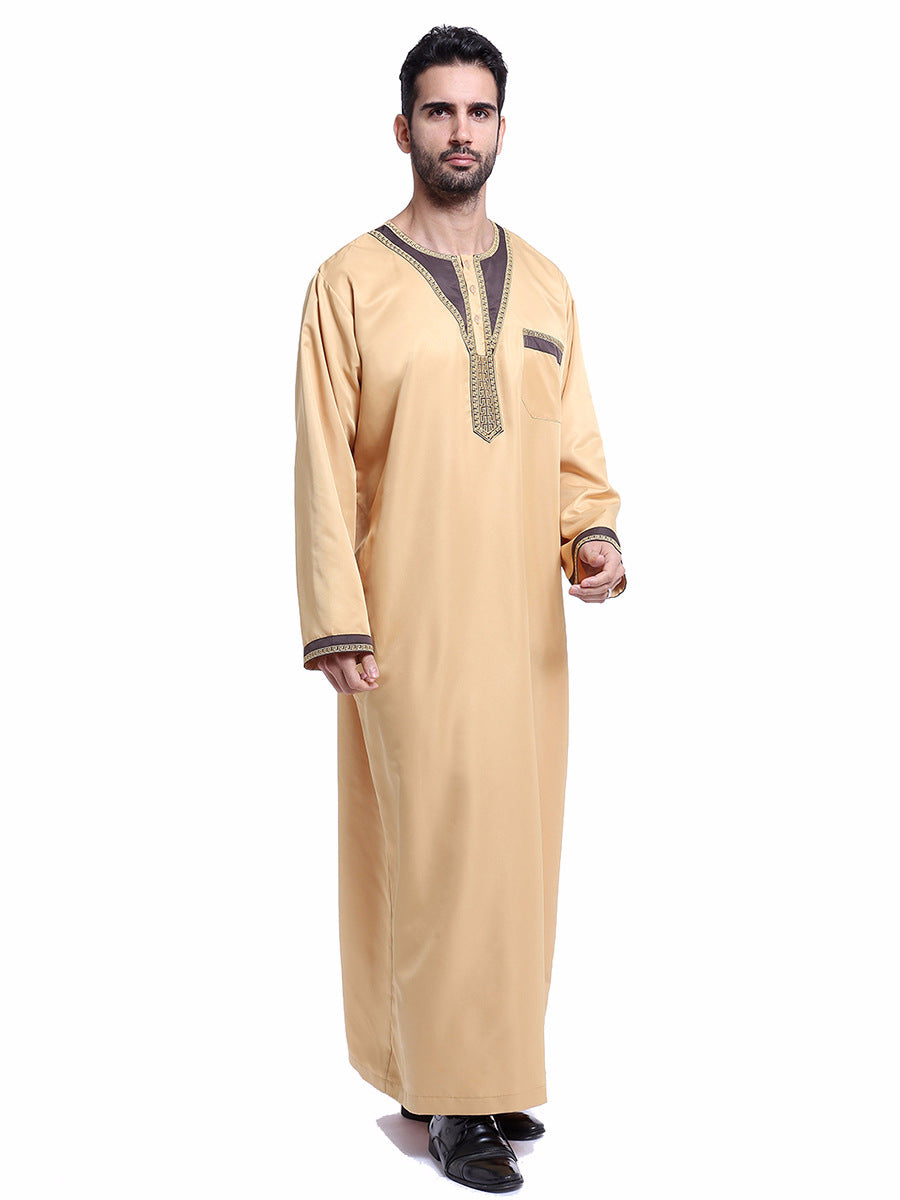Arabic Long Robe for Men - Muslim Attire