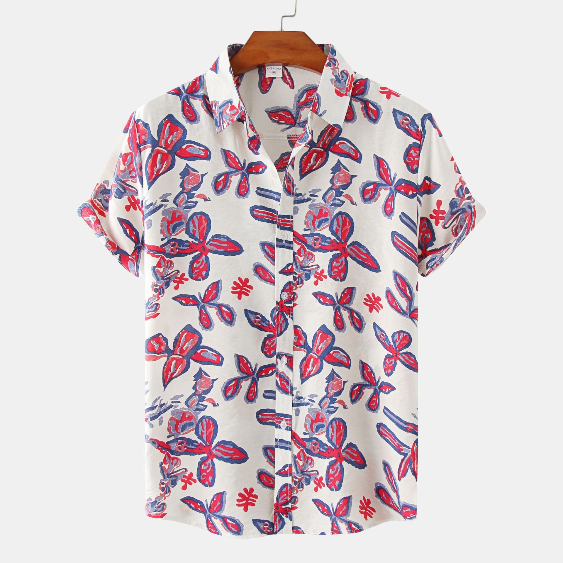 Men's Floral Short Sleeve Shirt - Summer 2023 Collection