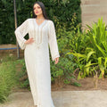 Muslim Long Skirt and Vest Two Piece Set