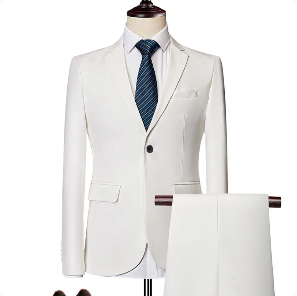 Men's Slim Fit Three-Piece Suit