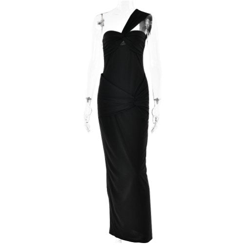 Fashionable Beaded Split Evening Dress for Women