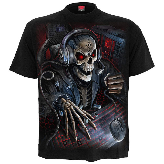 3D Skull Hip Hop O-Neck T-Shirt for Men