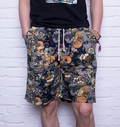 Men's Linen Beach Shorts - Casual Loose Fit