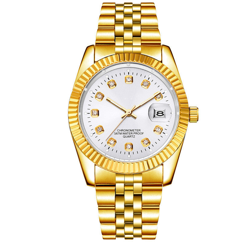 The Soleil Unisex Calendar Quartz Watch | Evarisluxe