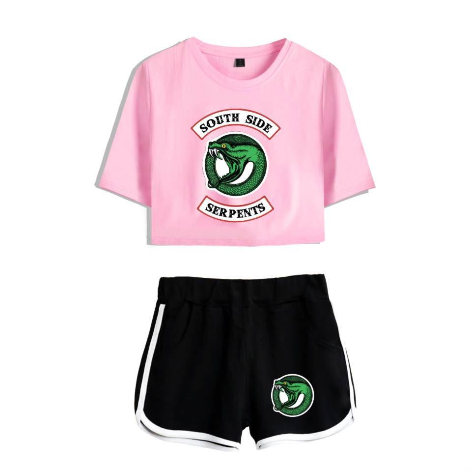 Riverdale Summer Women's Short Sleeve & Shorts Set
