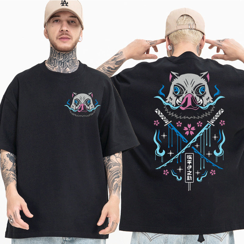 Demon Slayer Cotton T-Shirt for Men and Women