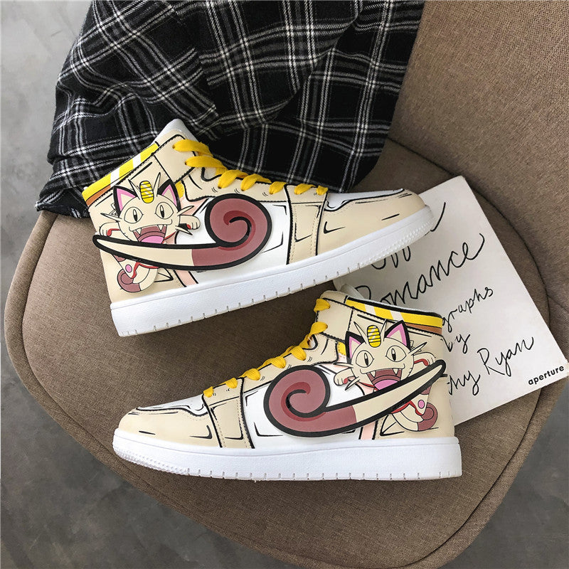 Summer Men's Breathable Couple Sneakers - Demon Slayer Design