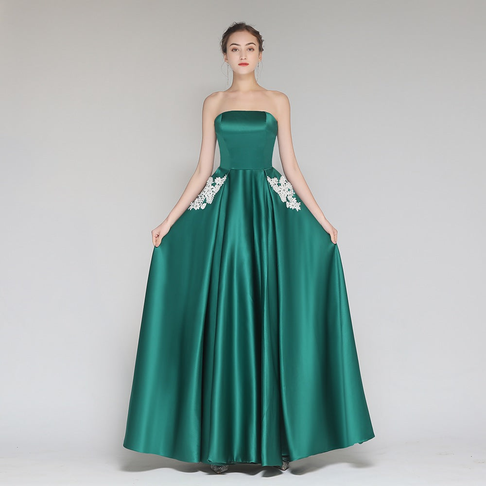 Evarisluxe Elegant Evening Bridesmaid Gown
