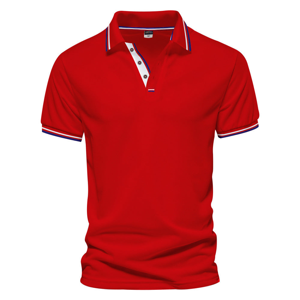 Men's Summer Polo Shirt - Business Casual Style