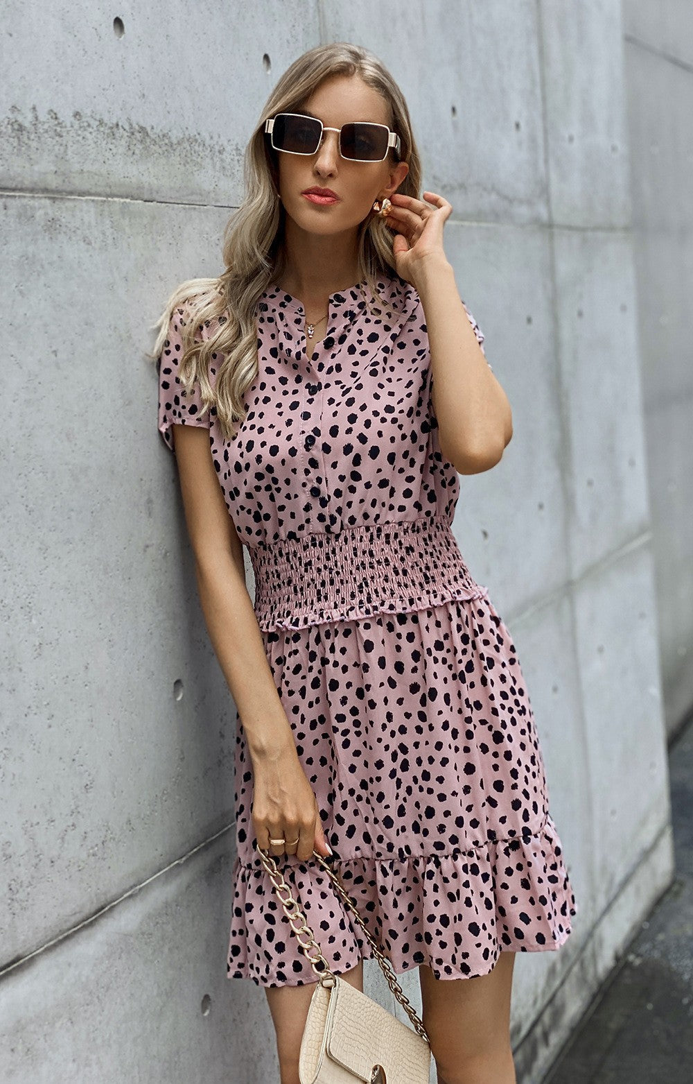 2023 Spring New Polka Dot Slim Fit Dress